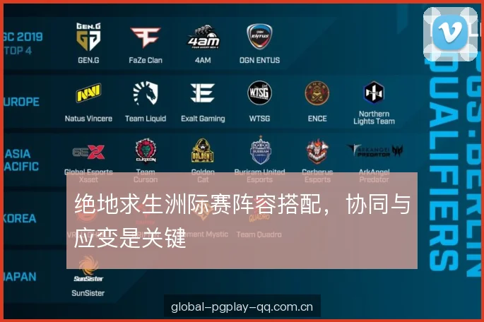 绝地求生洲际赛阵容搭配，协同与应变是关键